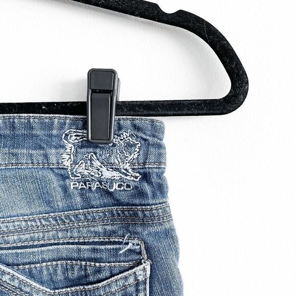 Parasuco Women's Faded Medium Wash Straight Denim Jeans Blue Size 25 - Picture 3 of 9